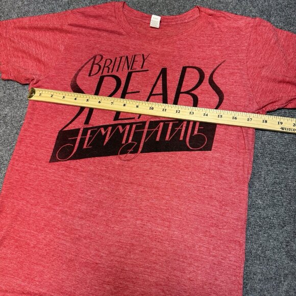Britney Spears Femme Fatale 2011 Tour T Shirt Size S RARE - Picture 5 of 5